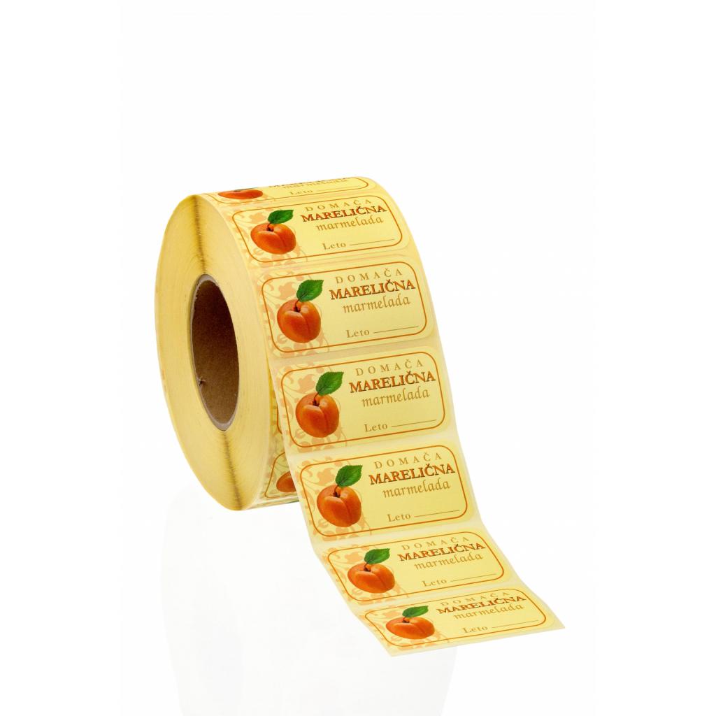 Stickers / Pendants - Labels homemade apricot jam