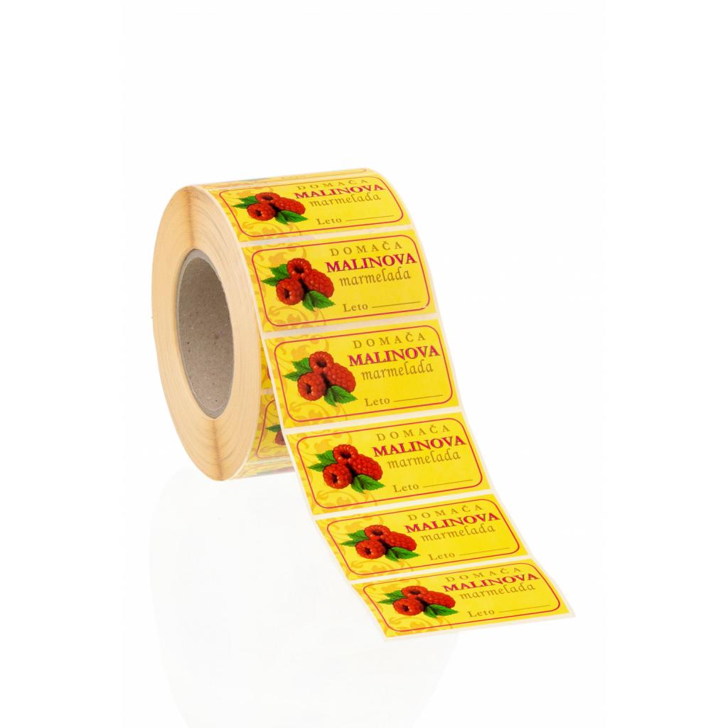 Etiketten / Anhänger - Etiketten „Hausgemachte Himbeermarmelade“