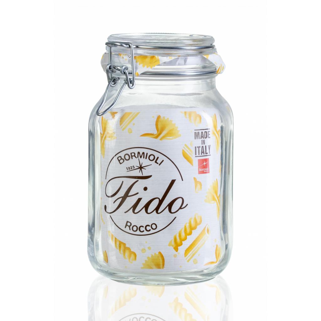 Jars with patent lid - Glass Fido 