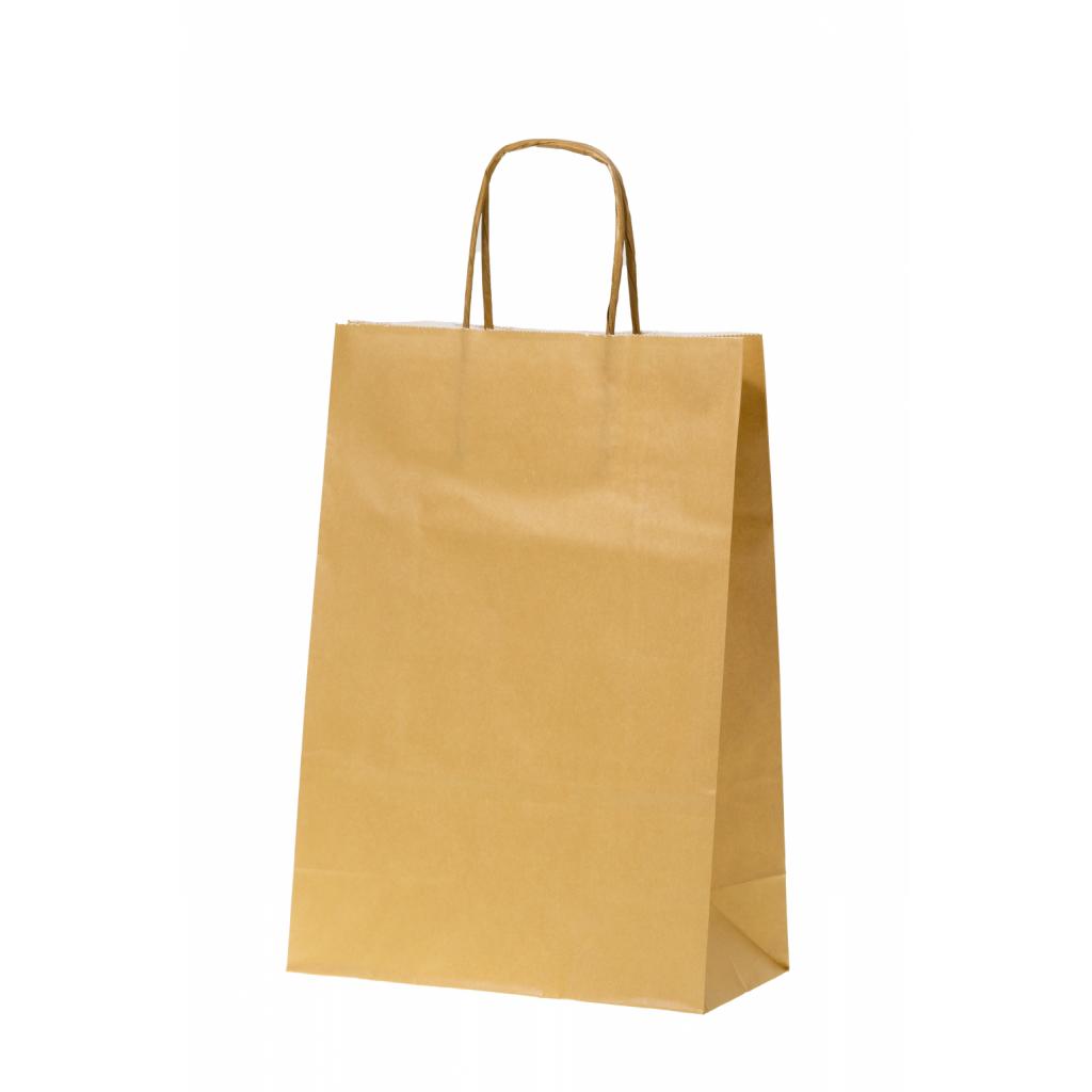 Paper gift bags - Paper bag gold color
