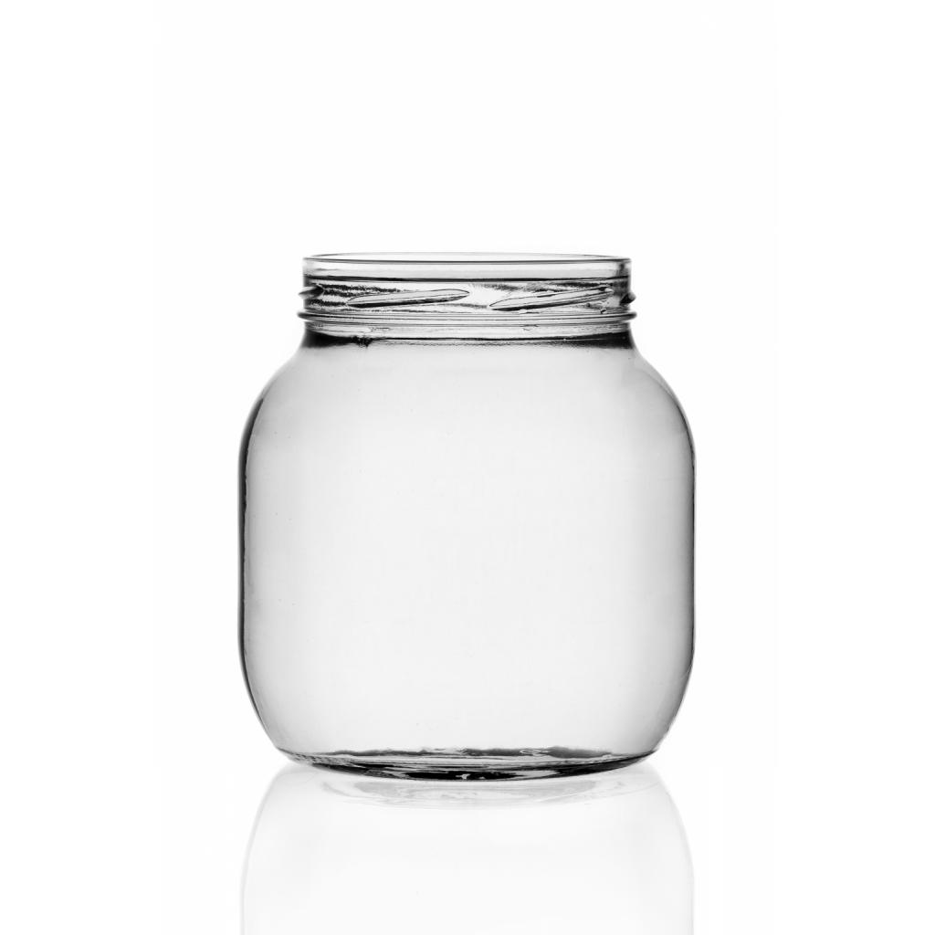 T.O. Gewindegläser - Glas Jar White