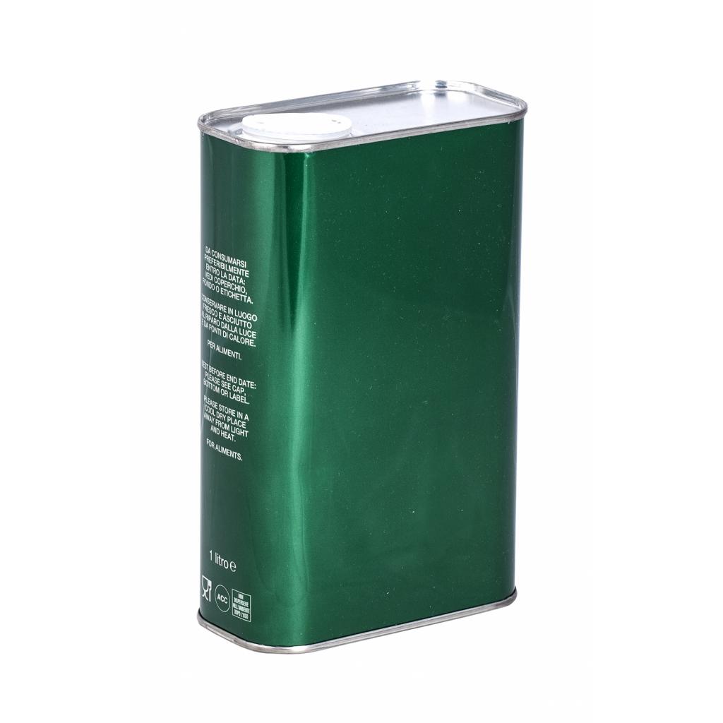 Food cans - Can (latina) green + pvc oil stopper