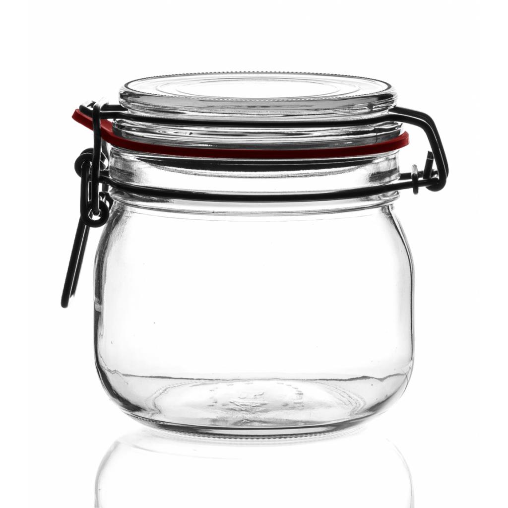 Jars with patent lid - Glass kilner jar