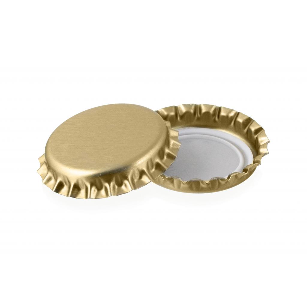 Screw on, crown, mechanical stoppers - Stopper crown gold