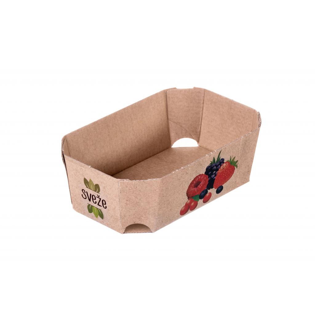 Fruit, pastry packaging - Cardboard packaging for fruit 500g