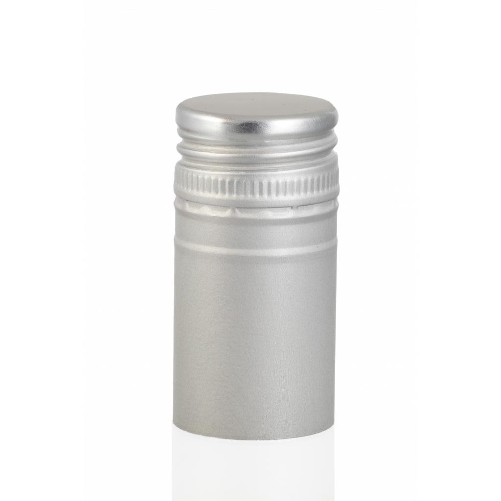Gewinde-, Kronkorken und mechanische Verschlüsse - Schraubverschluss ND 30/60 silber