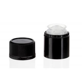 Screw on, crown, mechanical stoppers - Stopper caps.guala black