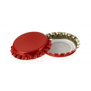 Screw on, crown, mechanical stoppers - Stopper crown red