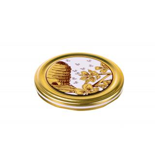 Twist-Off Verschlüsse - Twist-Off-Verschlüsse Motiv „Bienenstock“