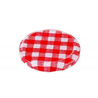 Twist-off lids - TWIST-OFF lid red checkered