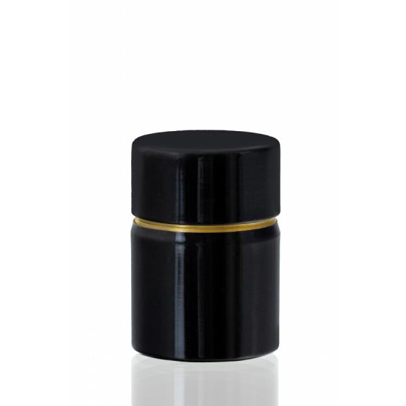 Screw on, crown, mechanical stoppers - Stoppers Alutop-aluminium (guala) BLACK