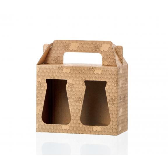 Za čebelarje - Kartonska nosilka 2X555ml (potiskana)