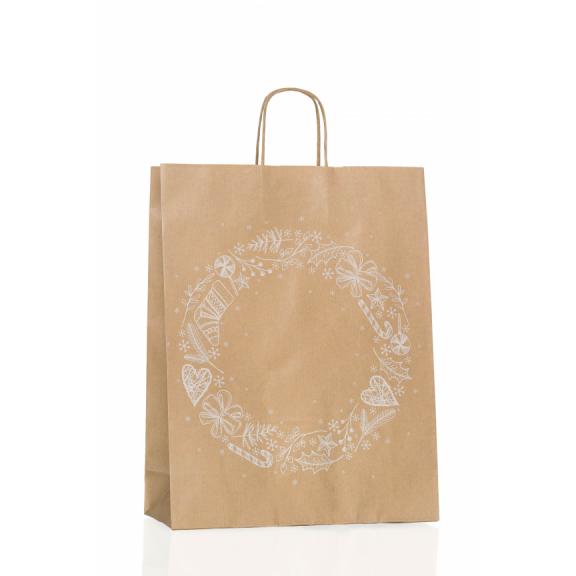 Geschenktüten aus Papier - Geschenktüten Adventskranz 