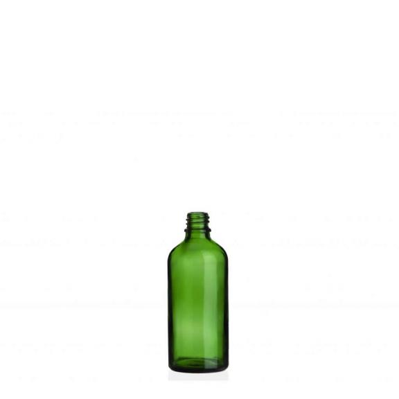 Flaschen für Sirupe (Hydrolate), ätherische Öle - Grüne Flasche – PE 18 Gewinde