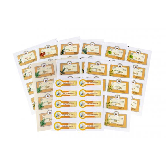 Za čebelarje - Nalepke za med nove 720 ml / prelepke