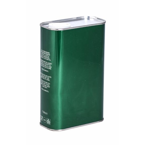 Food cans - Can (latina) green + pvc oil stopper
