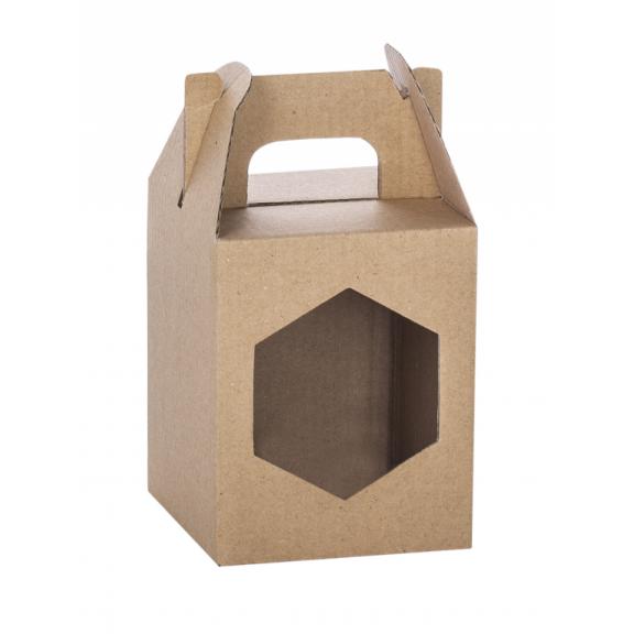Wellenförmige Kartonverpackung - Karton-Träger 1x212 ml (unbedruckt)