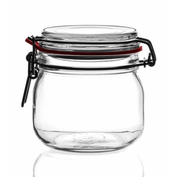 Jars with patent lid - Glass kilner jar
