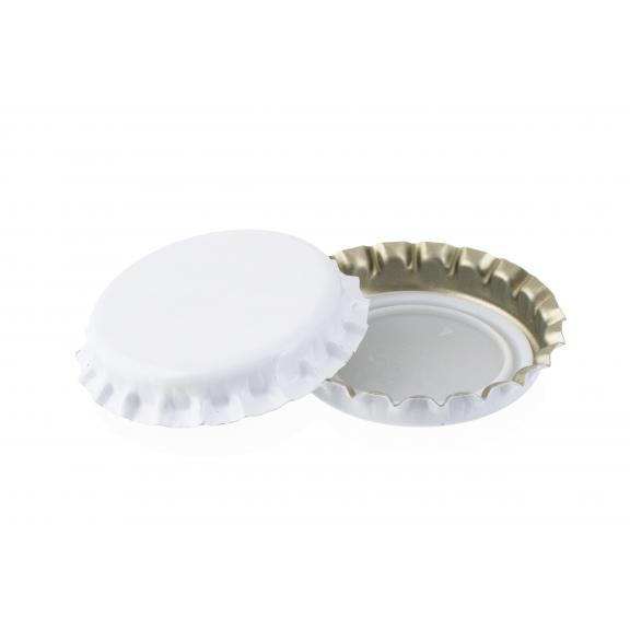 Screw on, crown, mechanical stoppers - Stopper crown white