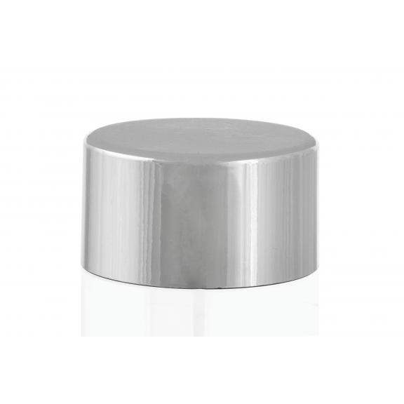 Screw on, crown, mechanical stoppers - Stopper metal thread silver