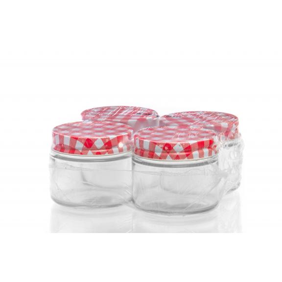 Twist-off Jars - Myrex red check GPI70