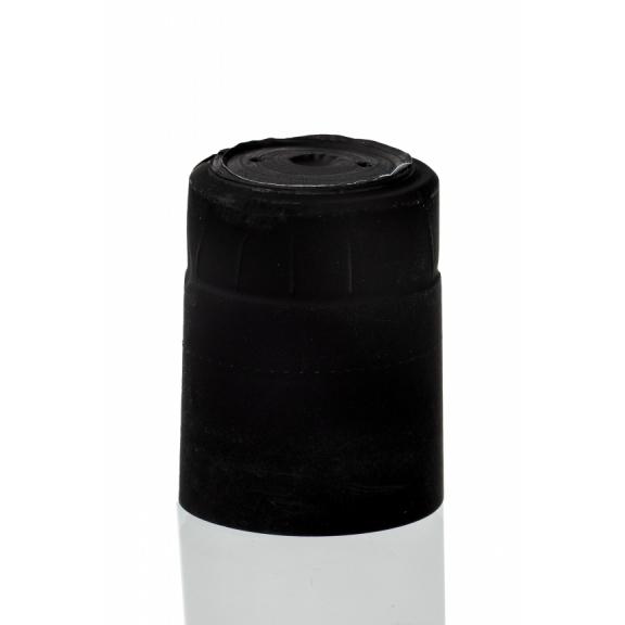 PVC-Kappen - PVC-Schrumpfkapsel schwarz, klein