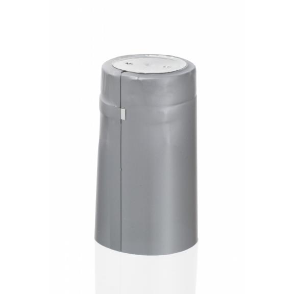 PVC-Kappen - PVC-Schrumpfkapsel silber