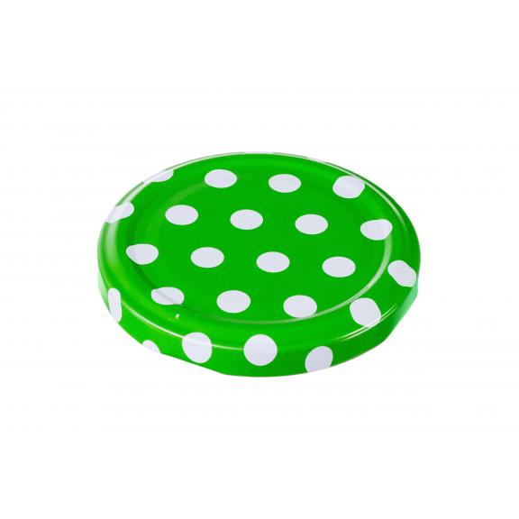Twist-off lids - TWIST-OFF lid green dots