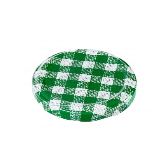 Twist-off lids - TWIST-OFF lid green checkered