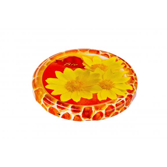 Twist-off lids - TWIST-OFF lid flowers on honey (bio)