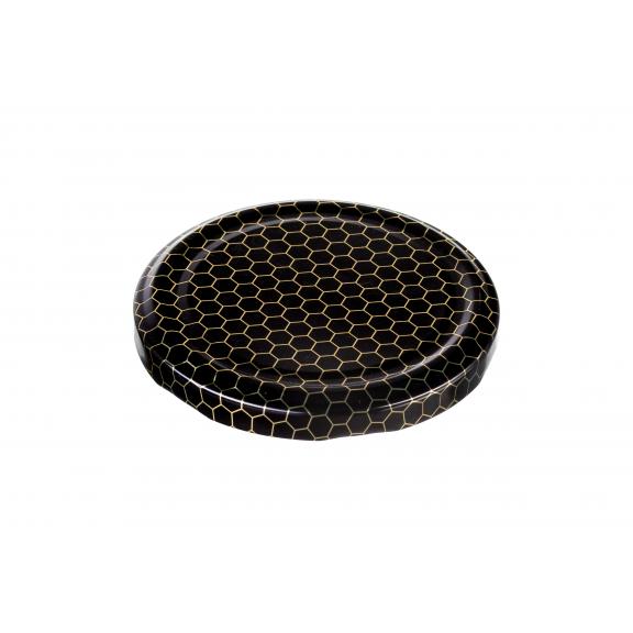 Twist-off lids - TWIST-OFF lid honeycomb black