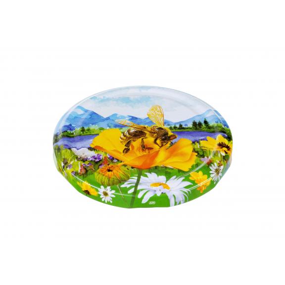 Twist-off lids - TWIST-OFF lid mountain honey bee8
