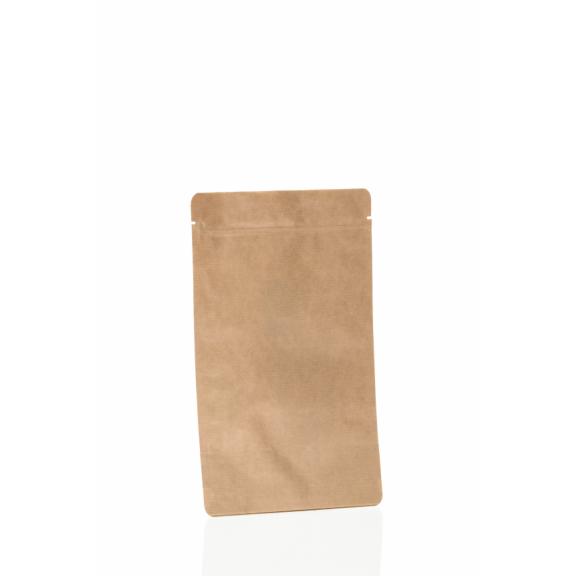 Mehlbeutel, Brotbeutel, Beutel mit Reißverschluss, Geschenkpapier - Zipper-Beutel braun