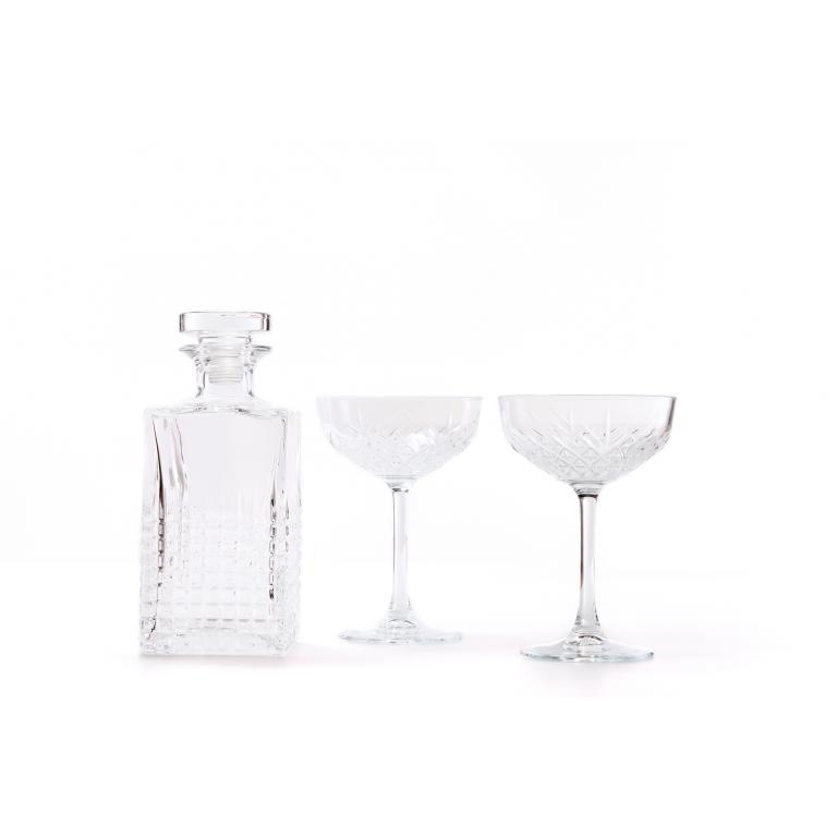 Glass drinkware and tableware